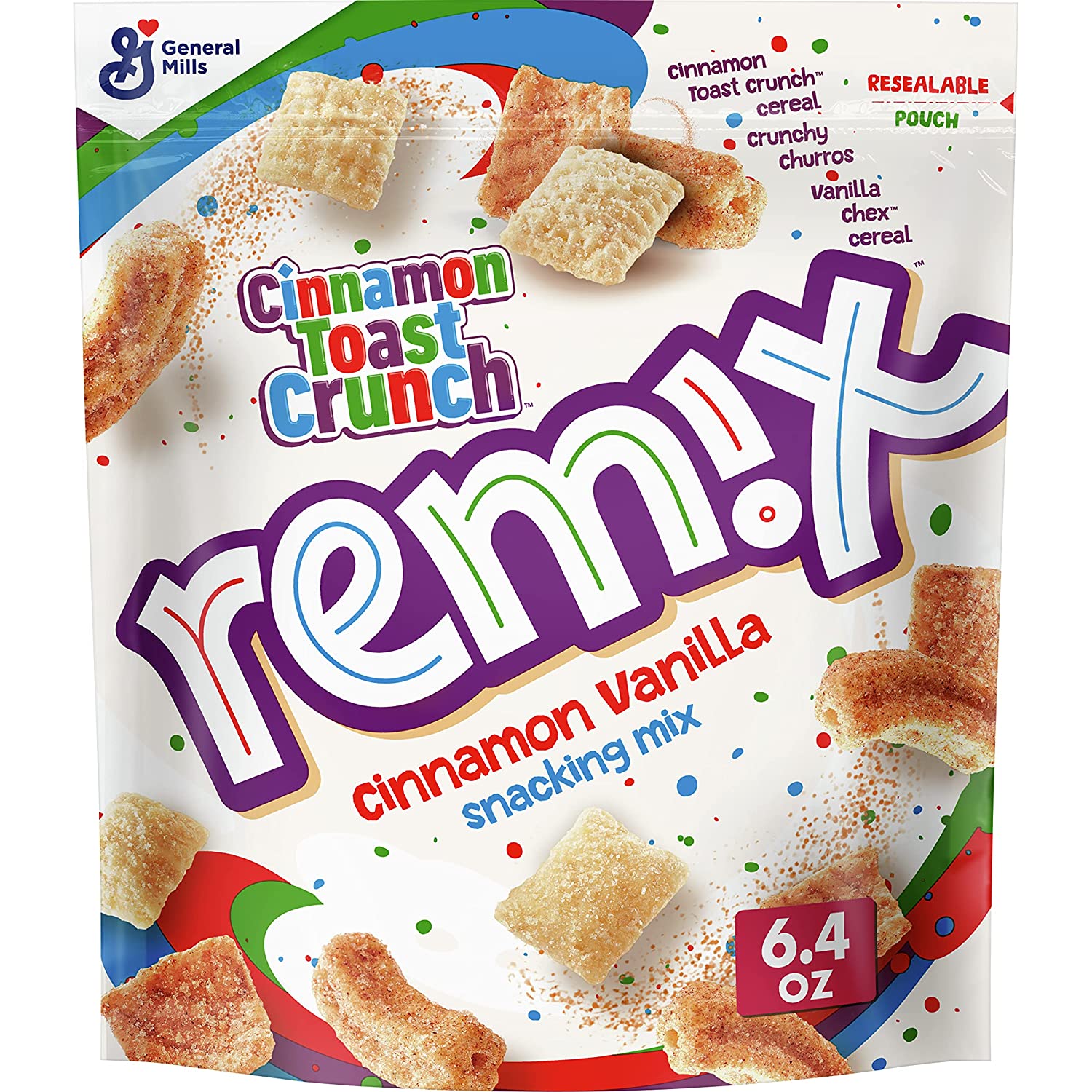 Cinnamon Toast Crunch Cereal Snack Pouches, Cinnamon Vanilla RemixP - NO THC