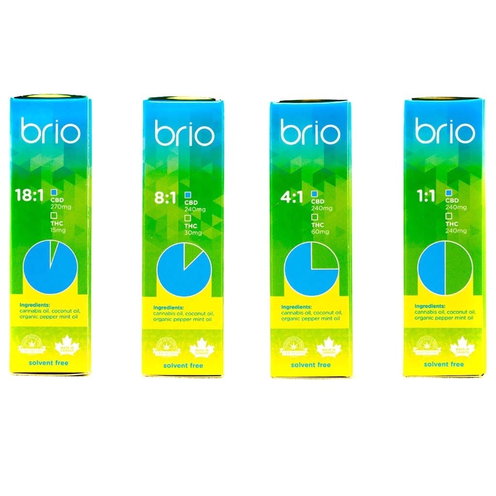 BRIO CBD and THC Sublingual Sprays