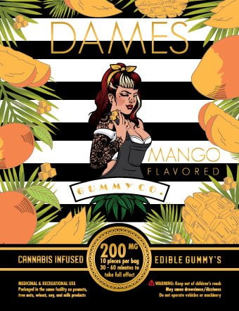 Dames Gummy 200mg THC Flavoured Gummies - Image 9