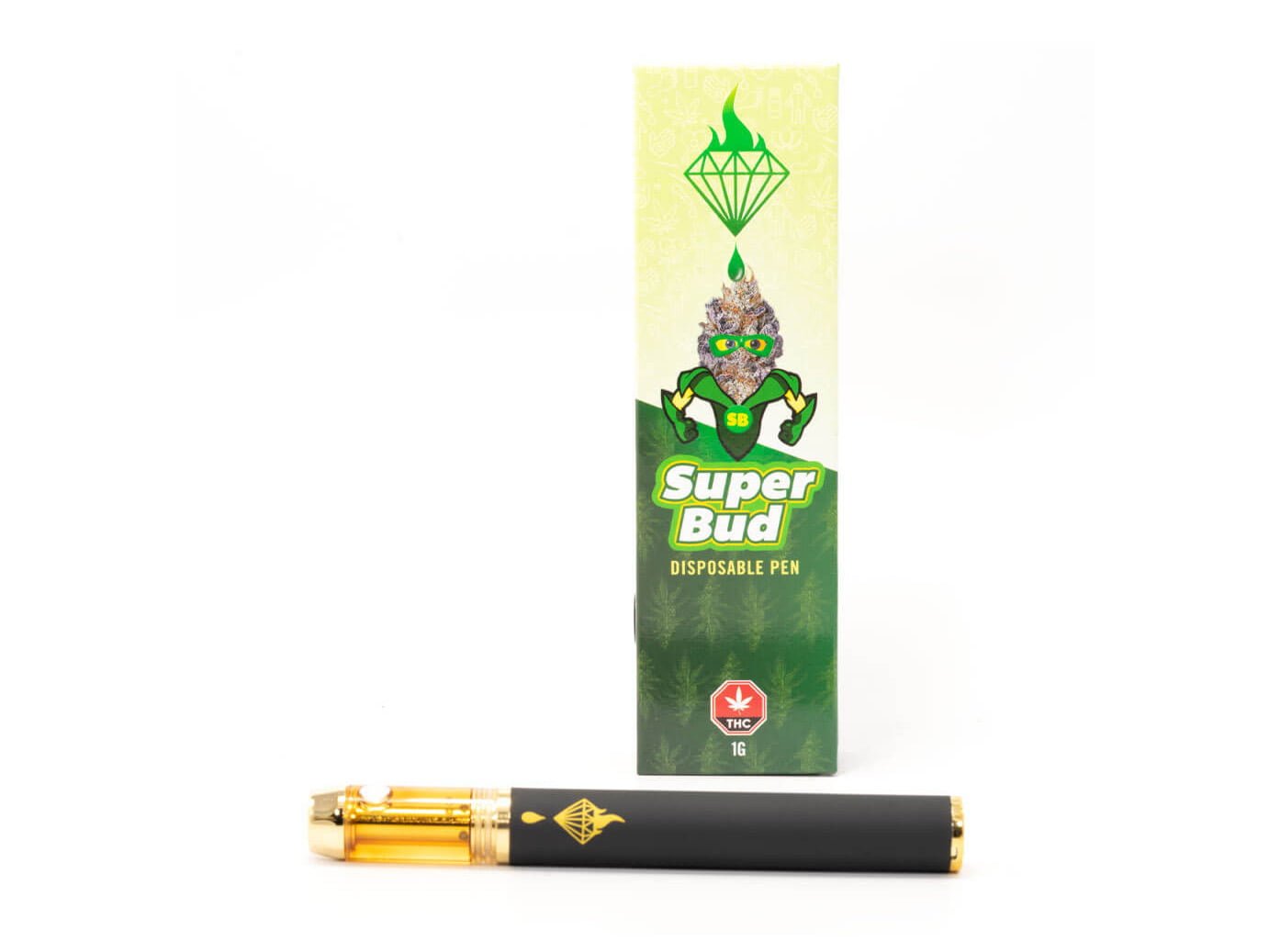 DIAMOND CONCENTRATES – DISPOSABLE VAPES – SUPER BUD – 1G