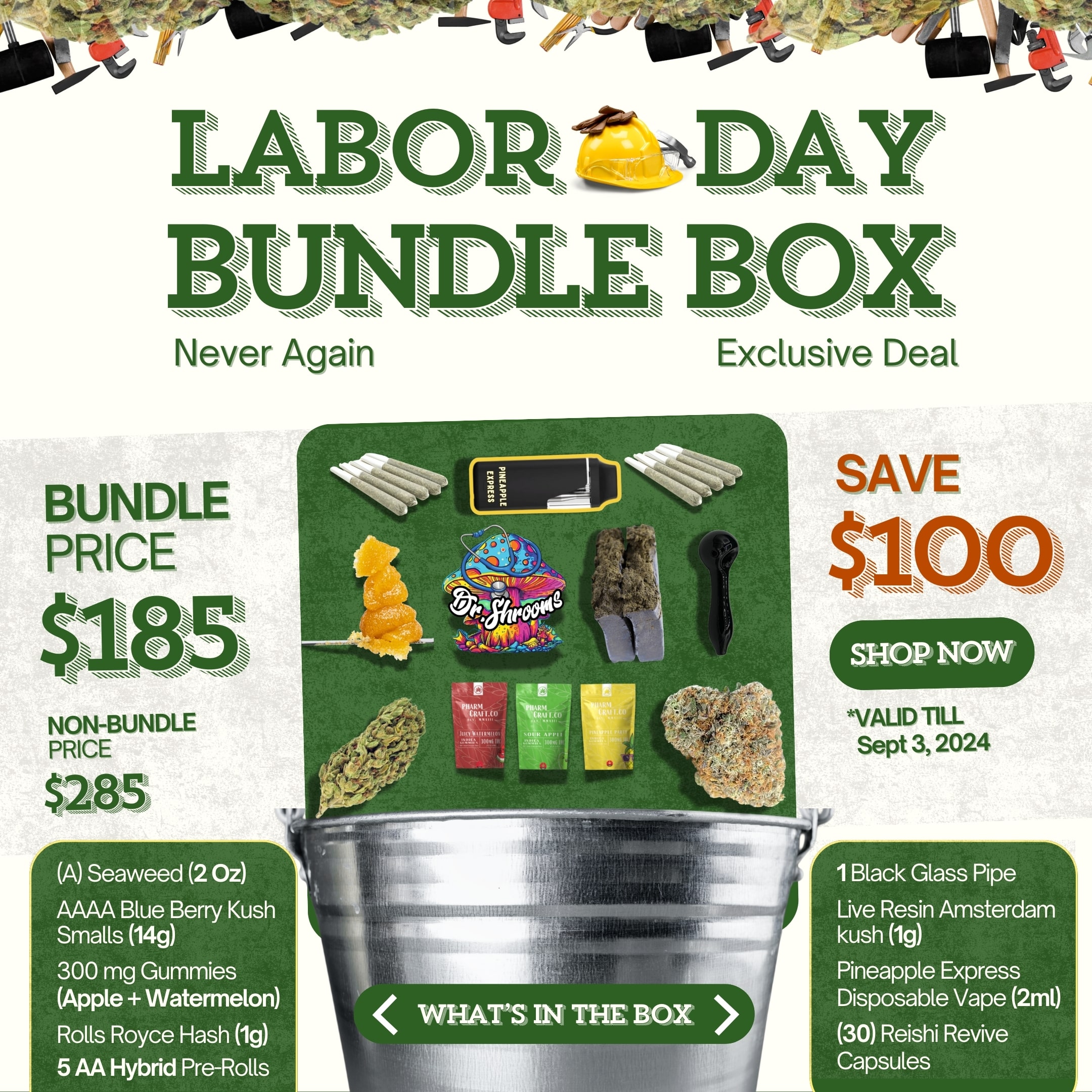 Labour Day Bundle - $100 OFF ( Expires On Sept 3rd)