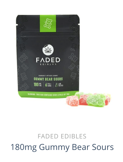 Faded Edibles THC Gummies 180mg - Image 8