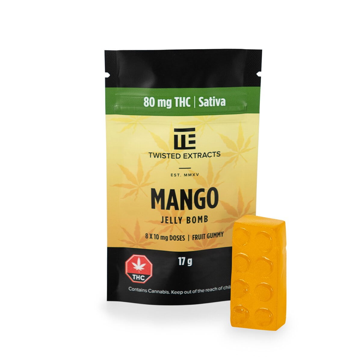 Mango Jelly Bomb (80mg THC)