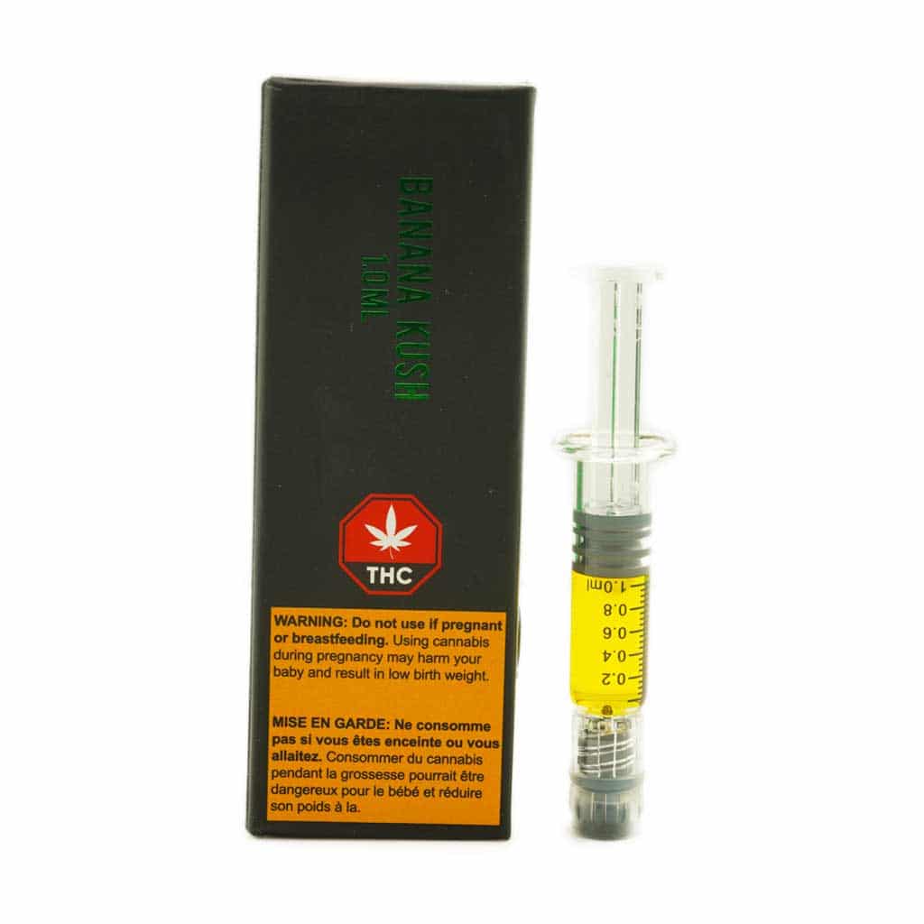 So High Premium Distillate – Banana Kush (Hybrid) (1g)