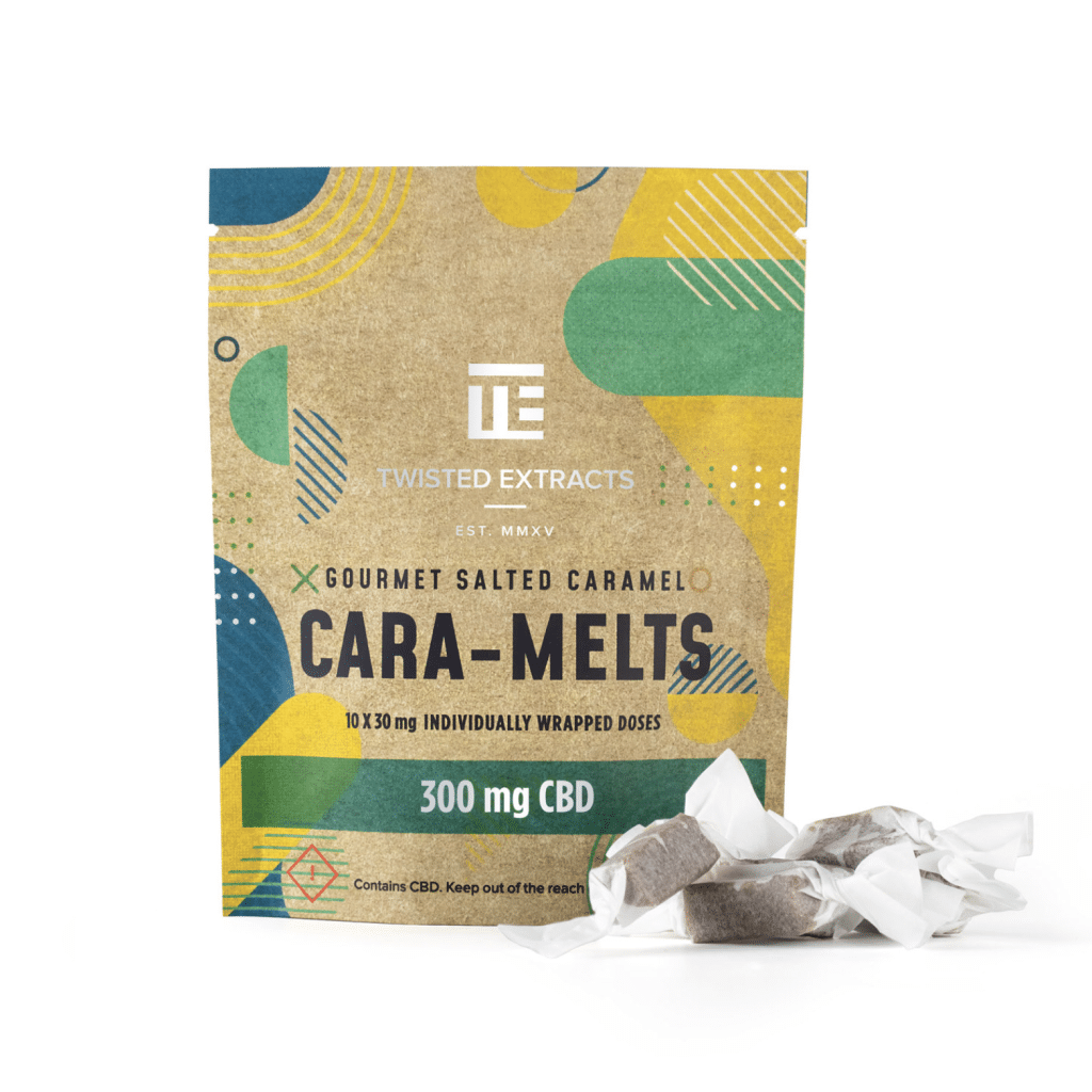 New * Twisted Extracts – CBD Salted Cara-Melts (300mg CBD)