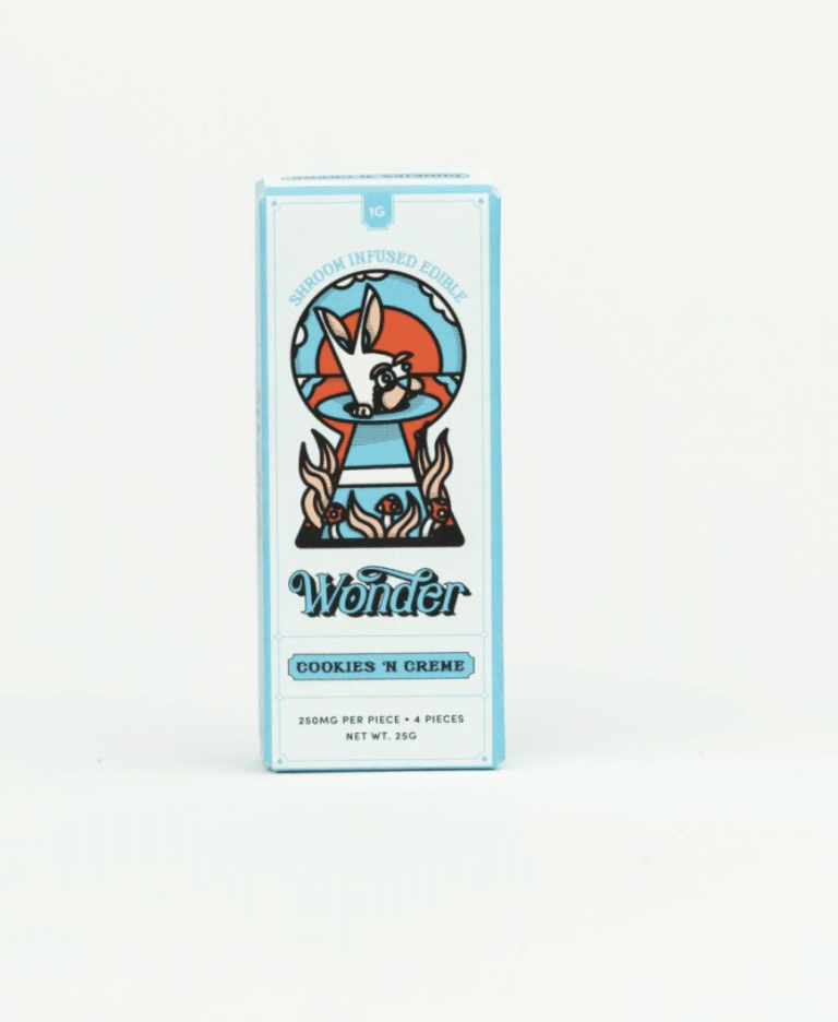 Wonder Psilocybin Chocolate Bar – Cookies ‘N Creme 1g