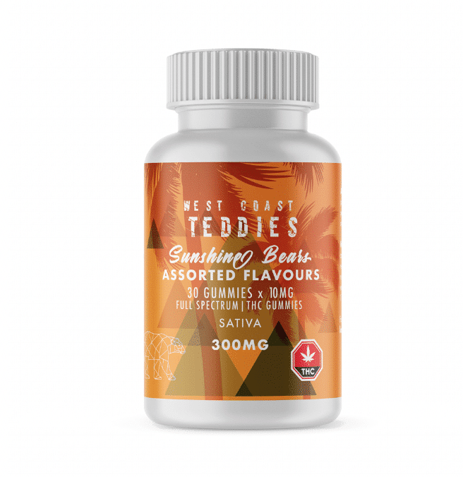 West Coast Teddies Assorted – Sativa 300mg THC