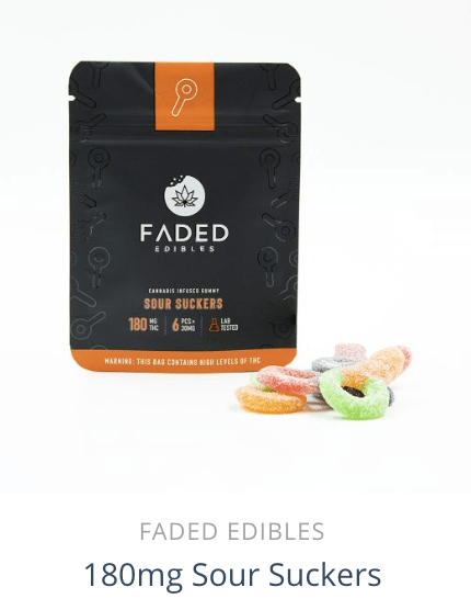 Faded Edibles THC Gummies 180mg - Image 6