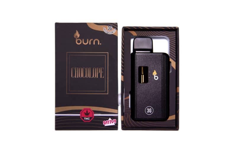 3 Gram Burn Disposable Vapes – Chocolope (Sativa) (3 Gram)