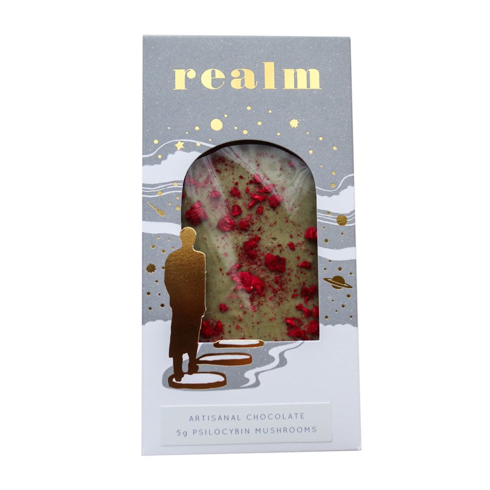 Realm Artisanal Mushroom Chocolate – Green Matcha Chocolate (5g)