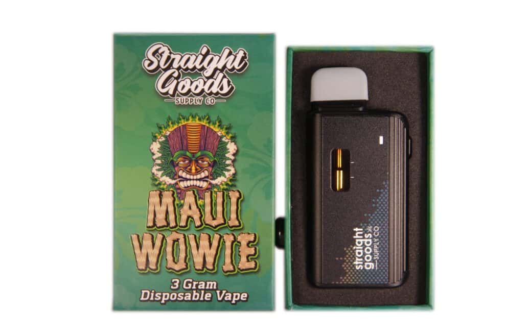 3ML straight goods Disposable Vapes – Maui Wowie (Sativa)