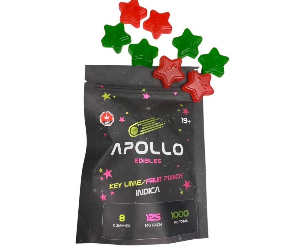 Apollo Gummies – Indica Key Lime/ Fruit Punch 300mg/500mg/1000mg