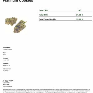 Alternative view of Platinum Girl Scout Cookies - Hybrid